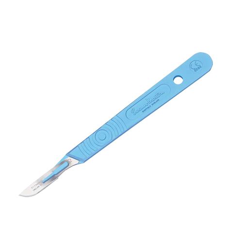 Disposable Scalpels Box Of 10 Size 22 Blade Dynamic Aqua Supply