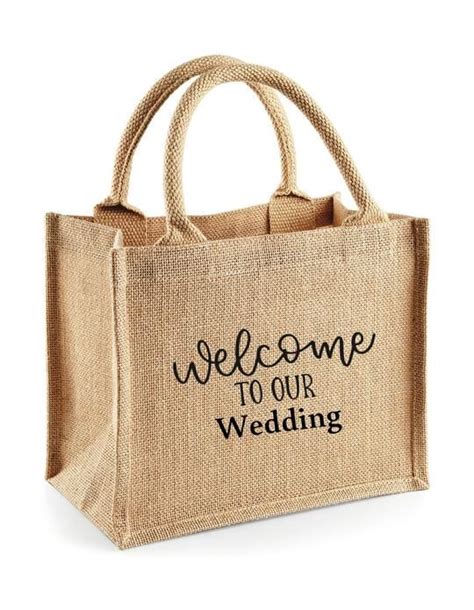 Wedding Welcome Burlap Jute Tote Bags Jb02 Jute Tote Bags Jute Bags