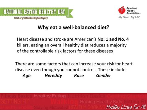 Ppt Eating For A Heart Healthy Lifestyle Powerpoint Presentation