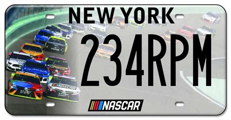 First Look New Yorks New Nascar License Plates