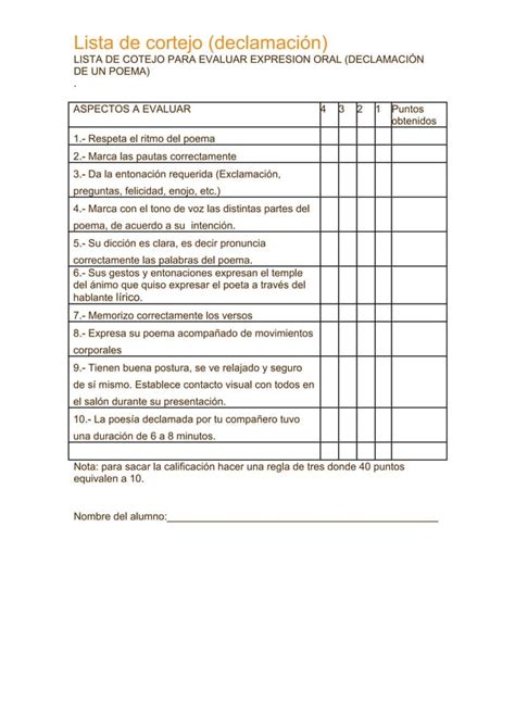 Lista De Cortejo Poema Pdf Descarga Gratuita