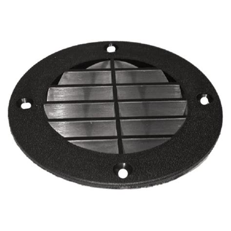 T-H Marine® LV-1-DP - 4" Dia. Black Plastic Round Louvered Vent ...