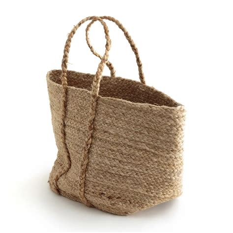 La Redoute Naturalle Soft Woven Jute Basket Bag