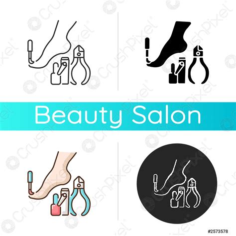 Icono De Pedicura Vector De Stock Crushpixel