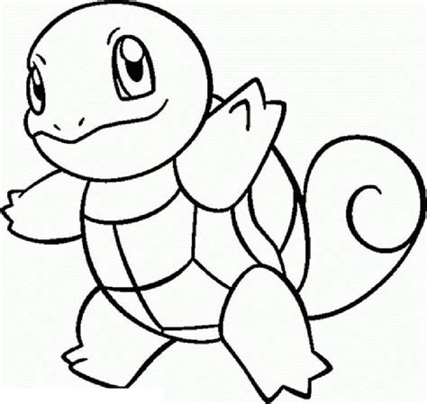 Cute Squirtle Coloring Pages Pokemon Educative Printable Pokemon