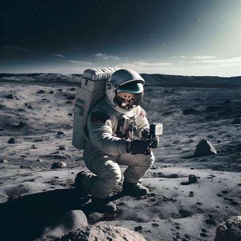 Astronauta No Planeta Marte Astronauta No Espa O Foto Premium