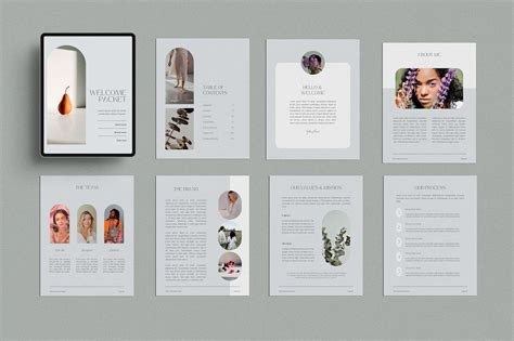 Client Welcome Packet Canva Template In 2022 Welcome Packet All Fonts Templates