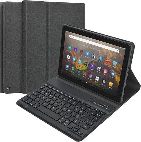 AGPTEK Keyboard Case For All New Amazon Fire HD 8 8 Plus 10th