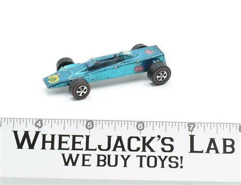 Lotus Turbine Aqua 1969 Redline Hot Wheels Mattel Vintage RL Wheeljack S Lab