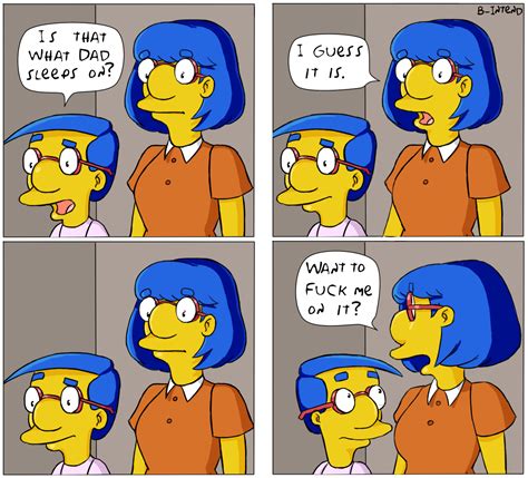 Post B Intend Comic Luann Van Houten Milhouse Van Houten The