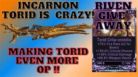 This Warframe Incarnon Torid Build With Riven Is Broken Youtube