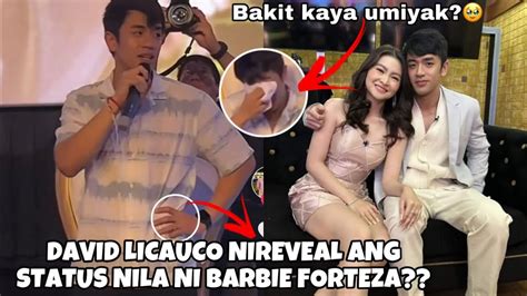 DAVID LICAUCO SUOT ANG SINGSING NA BIGAY NI BARBIE FORTEZA