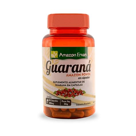 Guaran Amazon Power C C Psulas Mg Amazon Ervas