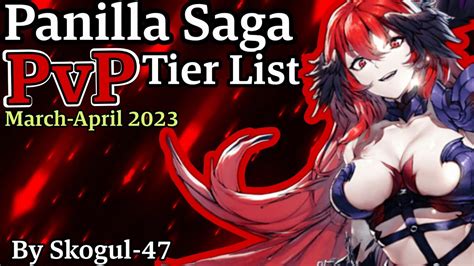 Panilla Saga Pvp Tier List March April Youtube