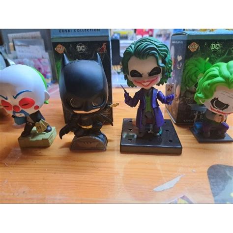 蝙蝠俠 黑暗騎士 盲盒 確認款 小丑 joker 雙面人 稻草人 全新 拆檢 cosbi hot toys 蝦皮購物