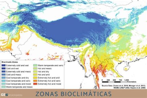 Zonas bioclimáticas qué son cuáles son mapa y características Resumen