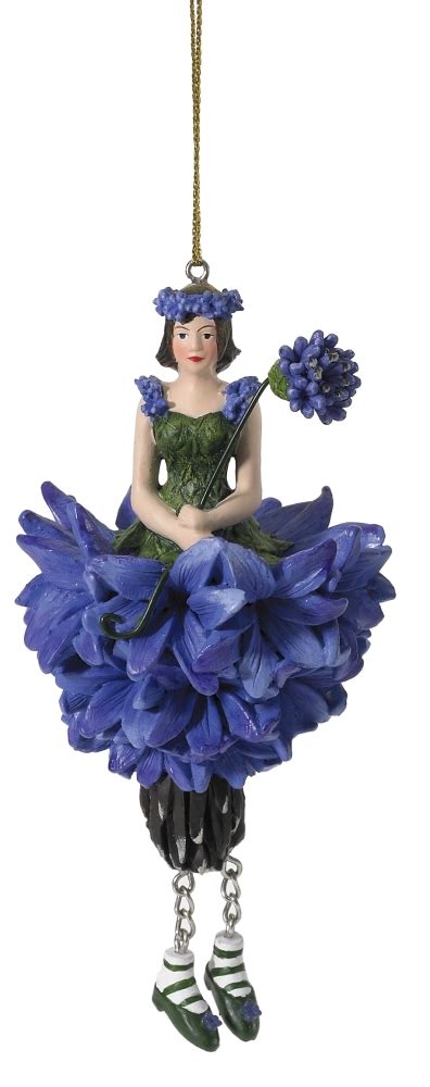 Figurina Cu Agatatoare Flower Girl Albastrea 12 Cm La 59 00 Lei