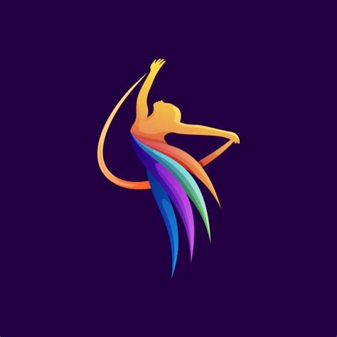 Premium Vector Colorful Dancer Logo Illustration Premium Vector Logo Illustration, Dance Logo ...