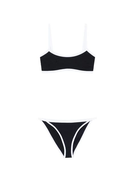Hunza G Black Bikini Set Black FARFETCH UK