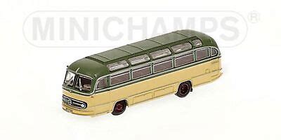 Minichamps 169031080 BUS MERCEDES BENZ O321H 1957 GREEN CREAM Scale