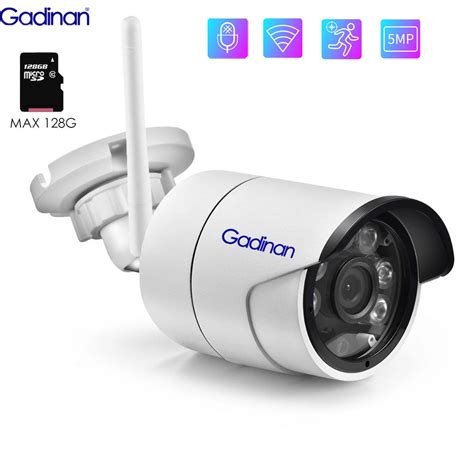 Gadinan 5MP Wifi IP Camera Outdoor Night Vision Wireless Surveillance