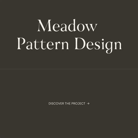 Meadow Pattern Design on Behance