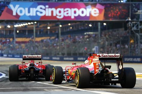 F Gp Singapore La Griglia Di Partenza