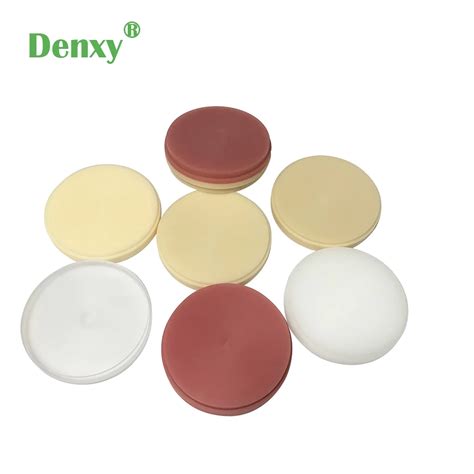 Denxy 5pcs Cad Cam Pmma Blocks Milling Discs Dental Material Lab For