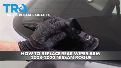 How To Replace Rear Wiper Arm 2008 20 Nissan Rogue Youtube