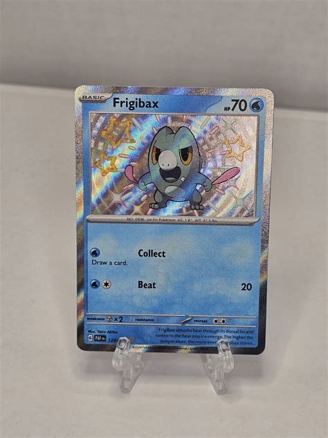 Frigibax Scarlet Violet Paldean Fates 128 091 Holo Shiny Rare