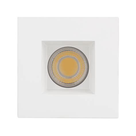 Perlglow 3 Inch White Square Downlight Luminaire LED Recessed Light