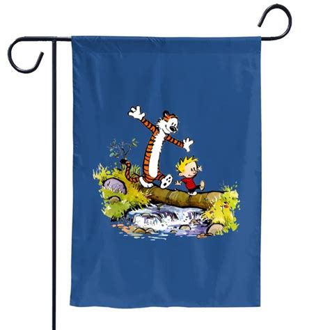 Calvin And Hobbes Bill Watterson Classic Garden Flags