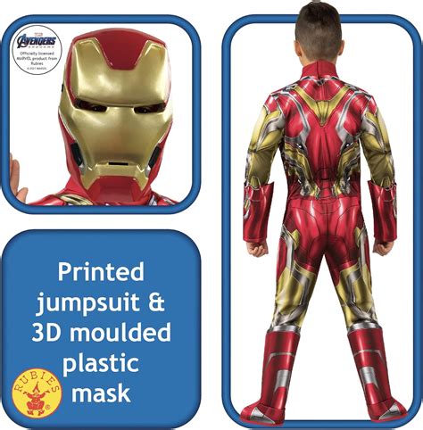 Buy Child Marvel End Game Deluxe Iron Man Costume Online at Lowest