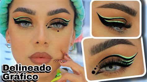 Nueva Tendencia De Maquillaje Delineado Gr Fico Youtube