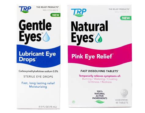 Trp Gentle Eyes Lubricant Eye Drops Fast Long Lasting Relief Moisturizing 0 5 Fl Oz And Natural