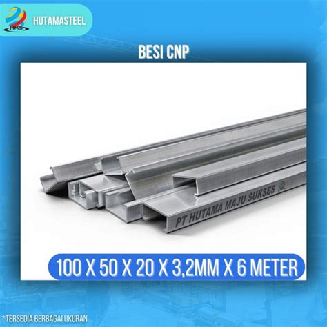 Jual Besi CNP SNI 100x50x20x3 2mm 6MM Sertifikat Jakarta Barat