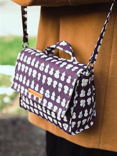 Zippered Divider Pocket Installed Lauren Bag Pdf Pattern Bag