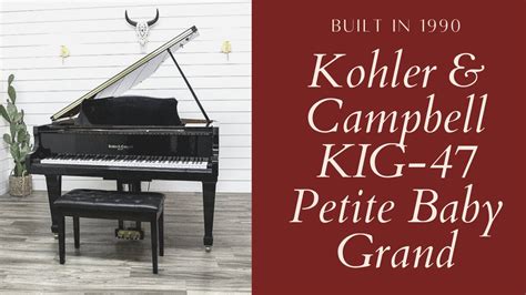 Kohler And Campbell Kig 47 Petite Baby Grand Piano Youtube