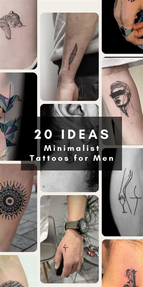 Minimalist Tattoos for Men: Subtle Elegance