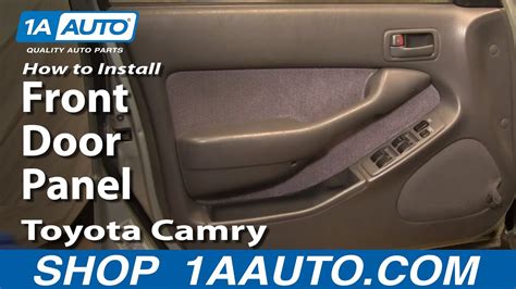 How To Install Replace Front Door Panel Toyota Camry 92 96 1AAuto