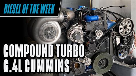 Compound Turbo L Deck Plated Cummins Engine Youtube