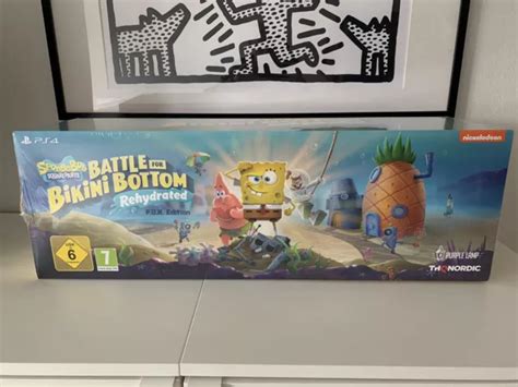SPONGEBOB BATTLE FOR Bikini Bottom Rehydrated F U N Edition Ps4 Neu EUR 79 99 PicClick DE
