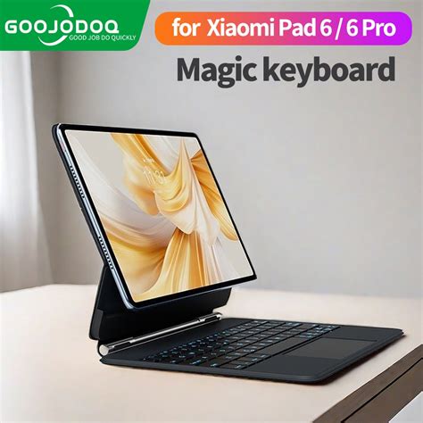 Goojodoq Magic Keyboard For Xiaomi Pad Pro Case Bluetooth Keyboard