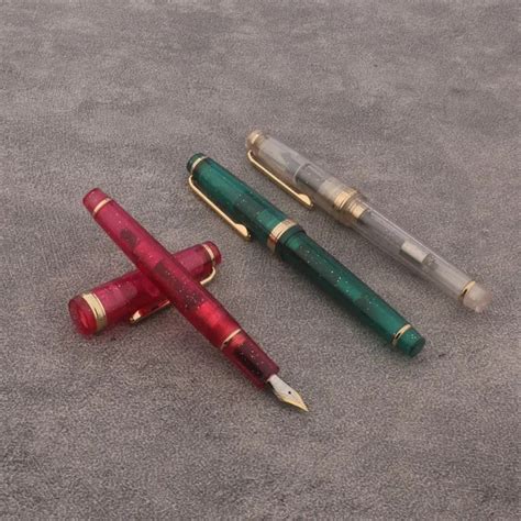 Jinhao Fountain Pen Four Seasons Fluorescence Plastic Spin Pen Ef F