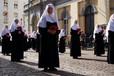 Free Stock Photo Of Bruges March Nuns