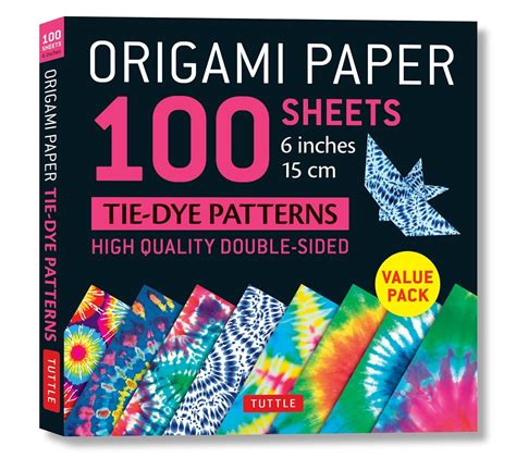 Origami Paper 100 Sheets Tie Dye Patterns 6 15 Cm Tuttle Origami