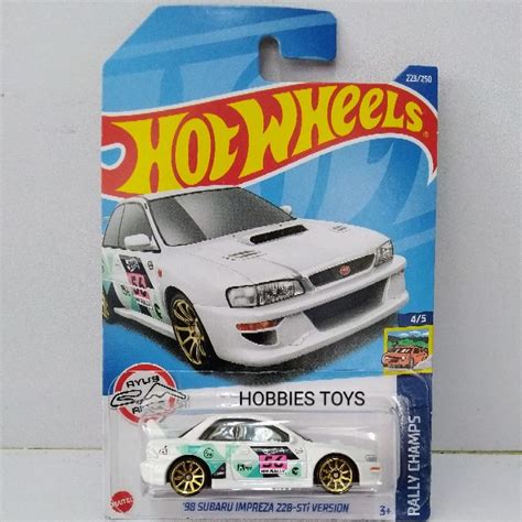 Jual Hot Wheels Treasure Hunt Reguler Subaru Impreza B STi Version Shopee Indonesia