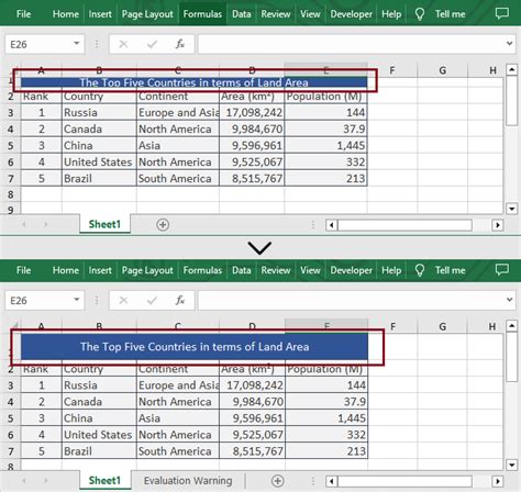 C VB NET Set Row Height And Column Width In Excel