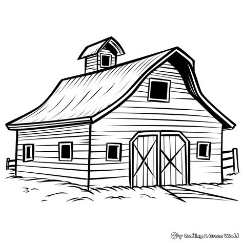 Free Printable Barn Coloring Pages Unleash Your Inner Artist And