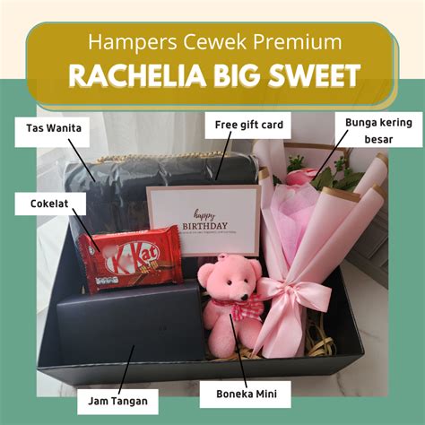 Jual Hampers Ulang Tahun Cewek Hapunni Rachelia Gift Box Kado Wisuda